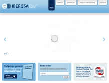 Tablet Screenshot of iberosa.com